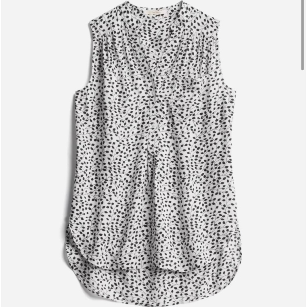 Mackenzie split neck sleeveless top (xxl)